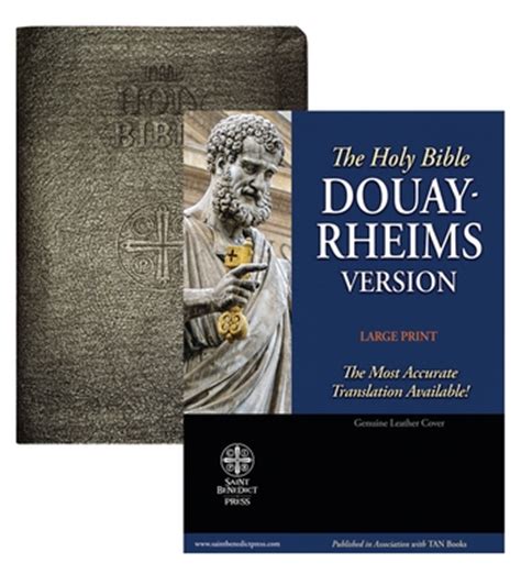 Get Clearer Sight with Douay Rheims Bible Large Print